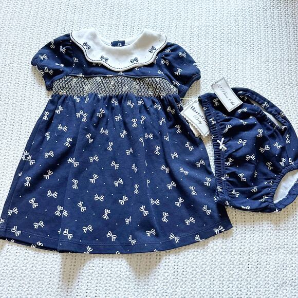 Hartstrings Smocked Dress And Bloomers - Picture 1 of 4